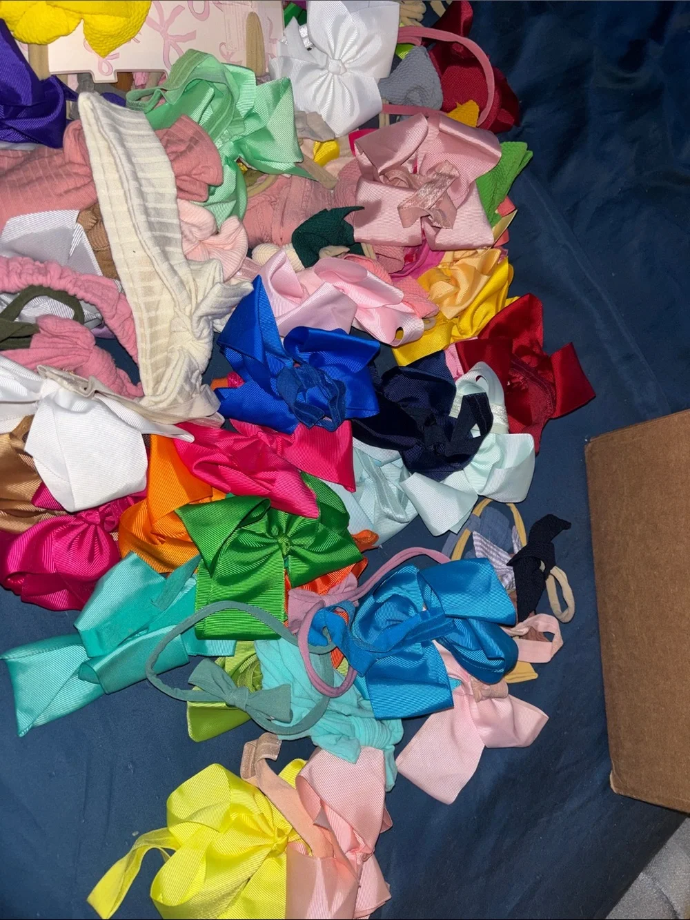 200 plus Assorted Kids Hair Bows and Headbands - Multi-Color Pack